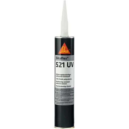 SIKAFLEX-521UV BIANCO ADESIVO POLIURETANICO CARTUCCIA 300 ML