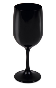 Bicchiere da vino da 370ml, set di 2 pezzi nero